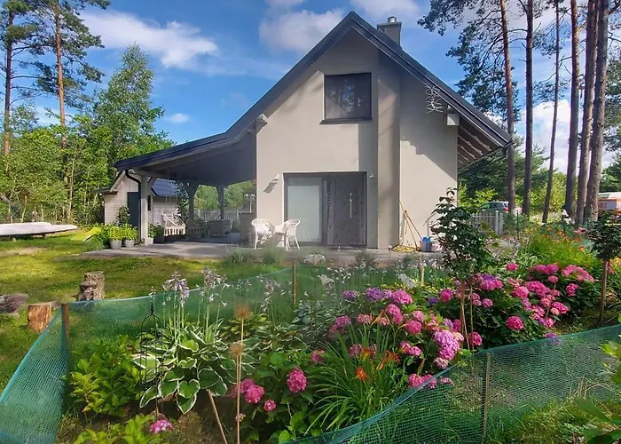 Lawendowy Domek Nad Jeziorem Szteklin